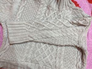 Cable Knit Turtleneck Sweater