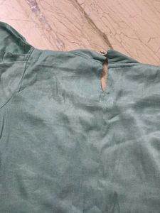 Vintage Aqua Tunic Top