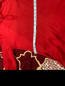 Red Oversized Sweater With Pockets And Cap