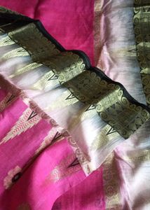 Bengal Handloom Tussar Saree Without blouse Piece