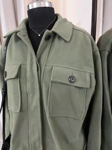 Oversized SeaGreen Woollen Jacket