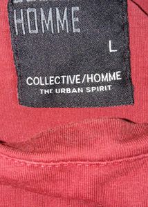 Red Long Sleeve Shirt with Straps