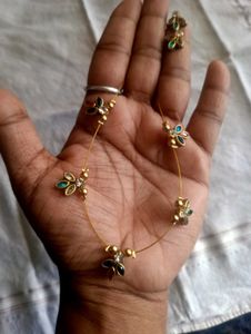 Floral  Necklace and Earring Set