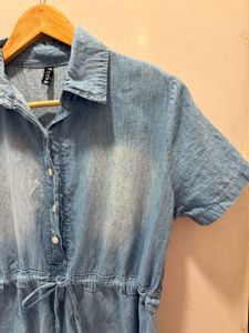 Denim Shirt Dress
