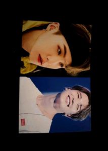 BTS photos cards, taekook and yoonmin