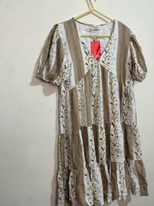 Floral Tiered Mini Dress