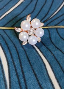 Beautiful Pearl Flower Design Ring