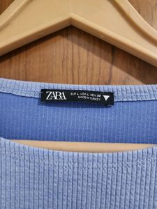 Pastel Blue Crop Top