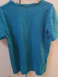 Blue Patterned T-Shirt
