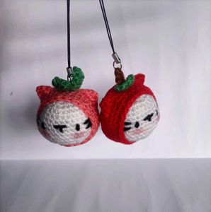 Crochet Fruity Cat Charms