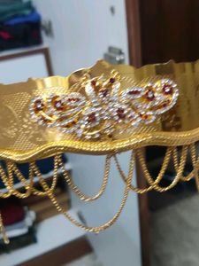 Gold-toned waistbelt with Embellishments