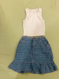 Cute Floral Skirt