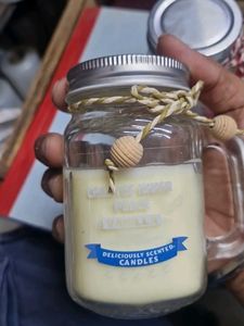 4 Scented Mason Jar Candles