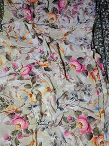 Multi Colour Silk Suit