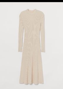 H&amp;M Ribbed Flared Dress