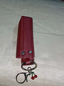 Tira Cherry Keychain &amp; Lipstick Holder