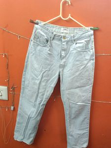 Straight Wide Leg Jeans