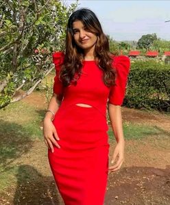 Beautiful Red Bodycon Dress For Women ♥️