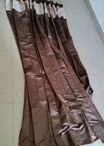 2 sets of premium curtains( 4 pieces) and one queen size bedsheet
