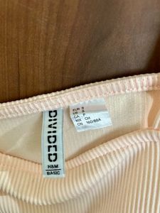 peach crop top