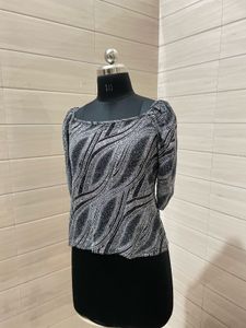 imported party glitter top