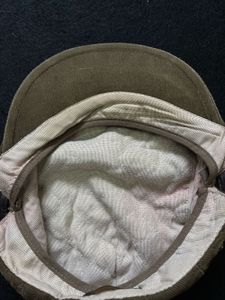 Massino Dutti Flat Codroi Leather Strap Cap