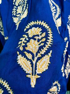 Blue Printed Top