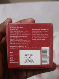 BellaVita Nicolips Lip Scrub