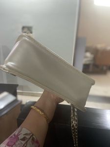 White Studded Crossbody Bag
