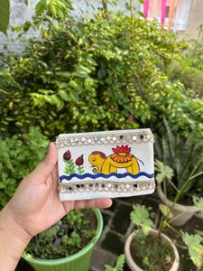 Handmade And Handpainted Pouch