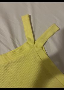 Warm Yellow Crop Top
