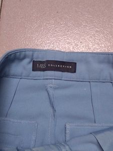 Light Blue Casual Pants