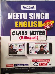 Neetu Singh English Class Notes 2024