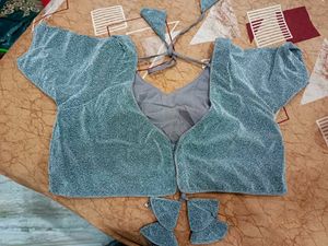 Beautiful Silver Blouse