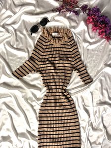 Striped Bodycon Dress
