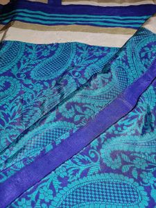 School Crape Saree