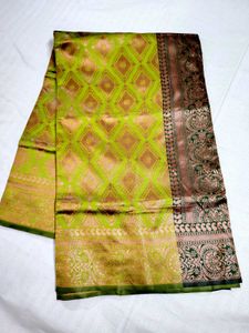 South Silk Saree With Blouse Piece