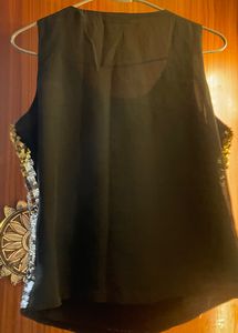 Adjustable Sequin Top