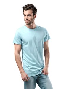 💥Men&#39;s Premium Solid Cotton Light Blue T-shirt