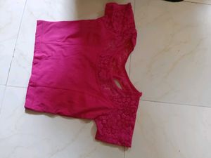 Pink Lace Blouses combo offer