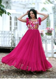beautiful long frock