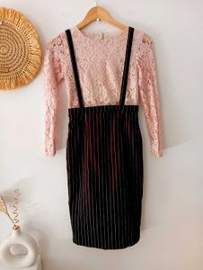 Korean Stylish Dungaree Dress