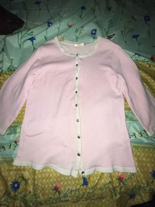 Cute Pink Cardigan Sweater