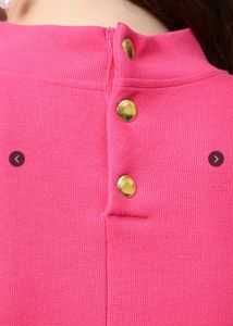 Pink Bodycon Midi Dress