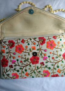 Embroidered Ethnic Clutch
