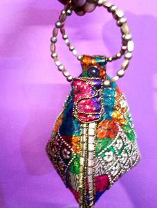 Multicolored Party Handbag