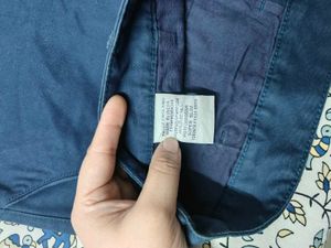 Nav Blue Peter England Pants
