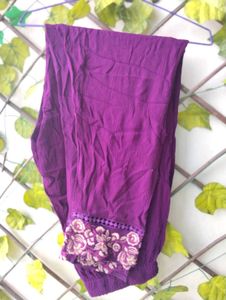 Purple Embroided Co Ord Set 💜