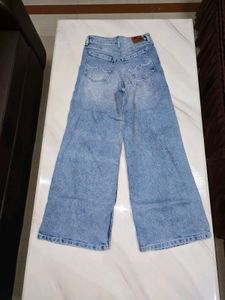 Wide Leg Denim Jeans
