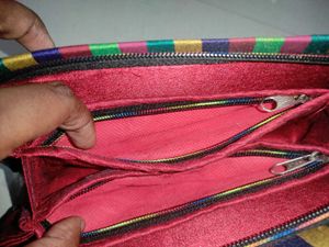 Embroidered Clutch